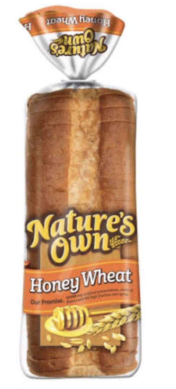 Nature’s Own Guide 100% Honey wheat Bread